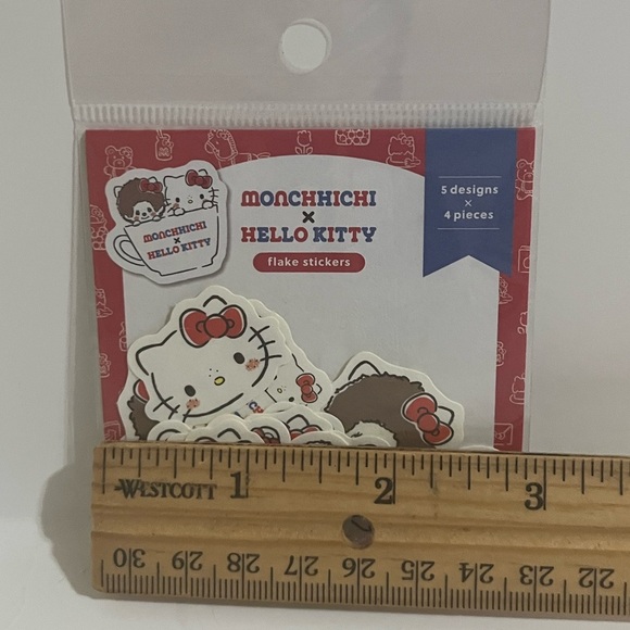 Hello Kitty Monchhichi Sticker Flakes - Picture 5 of 5